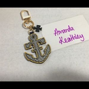 Tory Burch Anchor Keychain